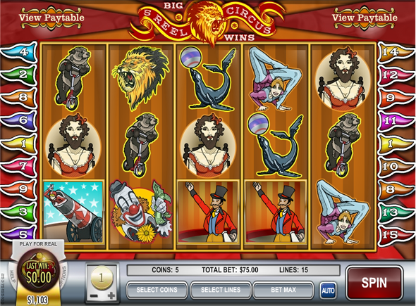 5 Reel Circus free slot game