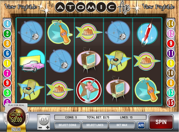 Atomic Age free slot game
