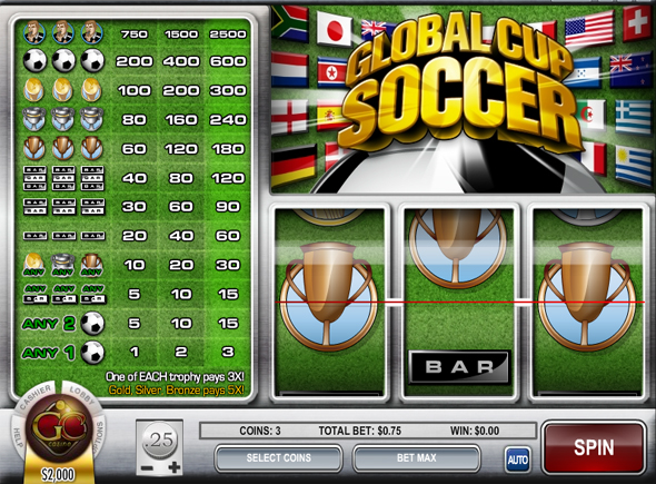 Global Cup Soccer free slot game