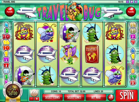 Travel Bug free slot game