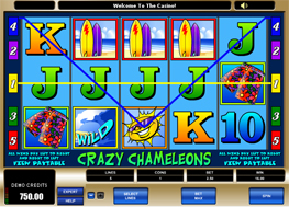 Crazy Chameleons free slot machine games