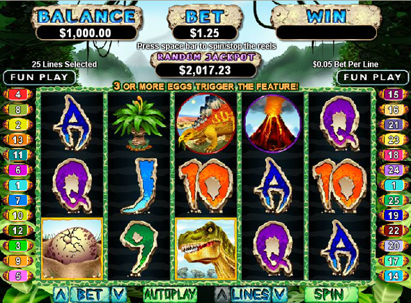 T-Rex slot game