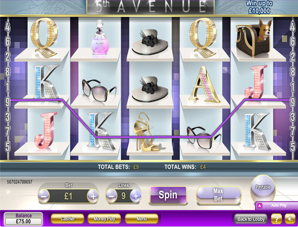 5th Avenue slot game