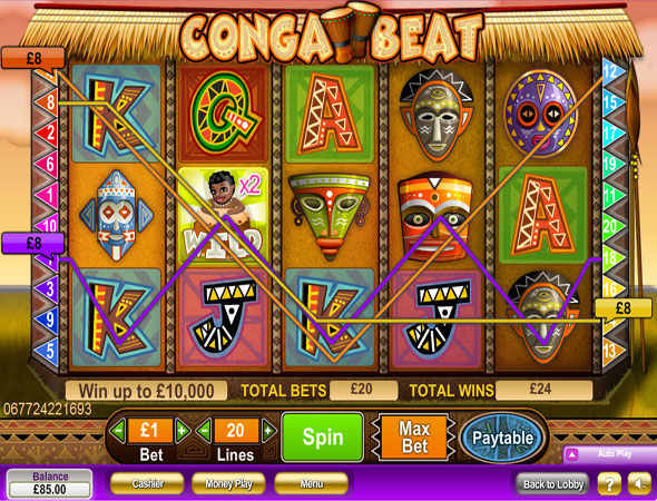 Conga Beat slot game