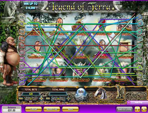 Legend Of Terra slot game