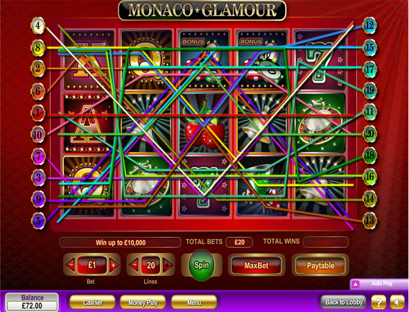 Monaco Glamour slot game