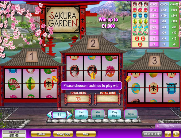 Sakura Garden slot game